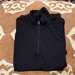 Athleta Momentum 1/4 zip Mock Neck Top size XL